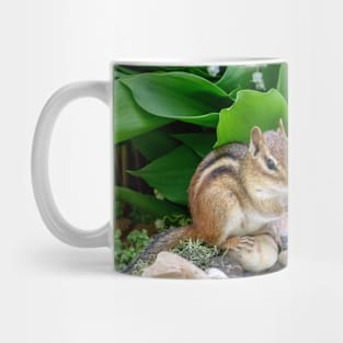 Chipmunk reflection in a tiny pond Mug